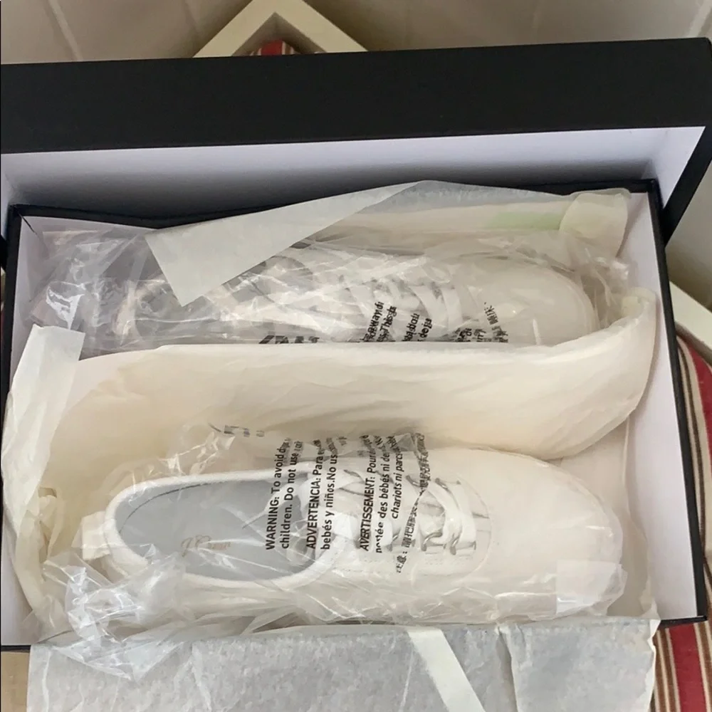 NIB J. Crew Harbor sneaker in White - Picture 6 of 7